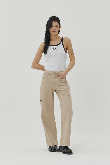 (W) LOGO GOLGI SLEEVELESS TOP